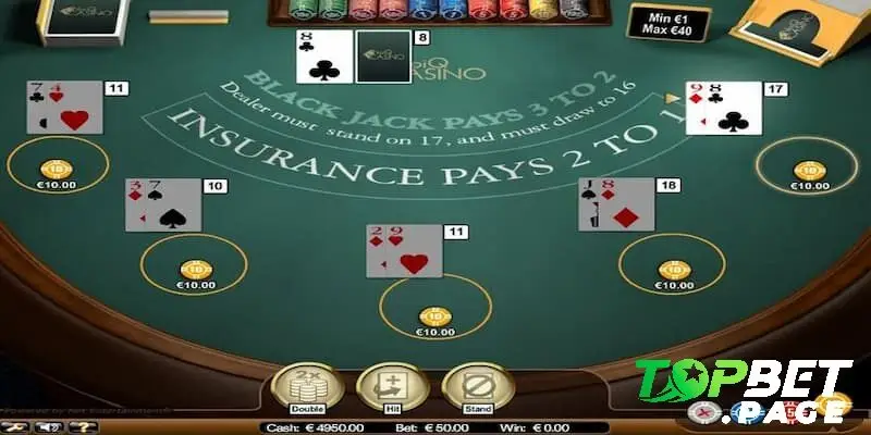 Các tính năng nổi bật của BlackJack Topbet